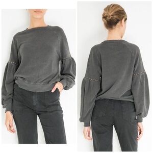 The Great. Bishop studded sweater